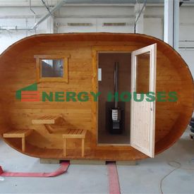 Oval sauna 4 m