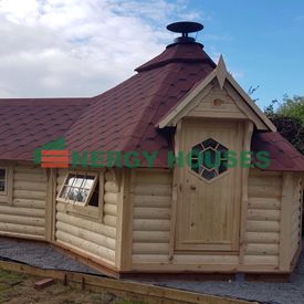 Grill cabin 9.2 m with 2 m extension